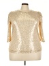 Jasambac Gold 3/4 Sleeve Top Size 2X - photo 1