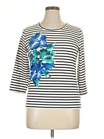Jones New York Sport 3/4 Sleeve T-Shirt (view 1)