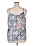 Torrid Silver Sleeveless Blouse Size 1X Plus (1) - photo 2
