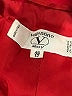 Valentino Miss V 100% Wool Red Wool Blazer Size 12 - photo 6