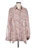 G.W. Paisley Pink Long Sleeve Blouse Size M (estimated) - photo 1