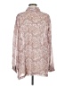 G.W. Paisley Pink Long Sleeve Blouse Size M (estimated) - photo 2