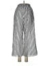 Crescent Stripes Silver Casual Pants Size M - photo 2