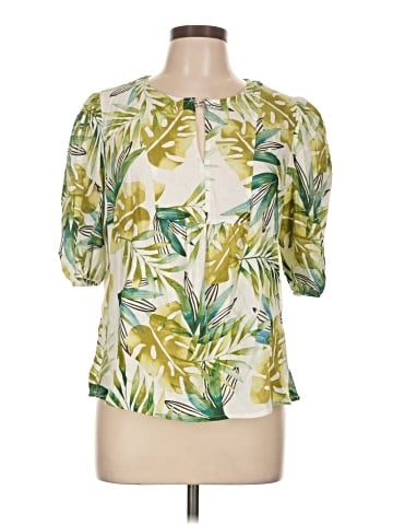 Sigrid Olsen Short Sleeve Blouse (view 1)