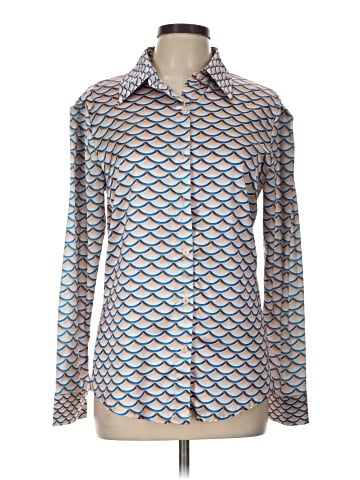 Salvatore Ferragamo Long Sleeve Silk Top (view 1)