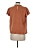 Shein Brown Short Sleeve Blouse Size 6 - photo 2