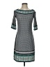 Max Studio Print Gray Casual Dress Size S - photo 1