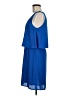 Neiman Marcus 100% Polyester Solid Blue Casual Dress Size M - photo 5