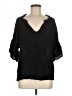 Michael Stars Black 3/4 Sleeve Blouse Size Med (1) - photo 1
