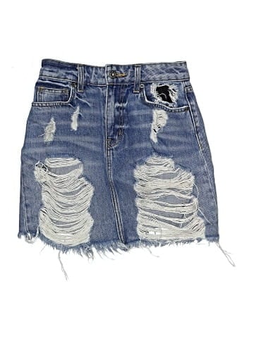 Carmar Denim Skirt (view 1)