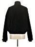 feat 100% Polyester Black Faux Fur Jacket Size M - photo 2
