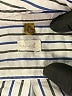 Makie 100% Cotton Stripes Green Short Sleeve Button-Down Shirt Size 4 - photo 3