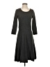 Talbots Solid Gray Casual Dress Size S - photo 1