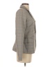 Unbranded 100% Polyester Plaid Gray Blazer Size S - photo 4