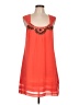 Assorted Brands 100% Polyester Orange Casual Dress Size L - photo 1