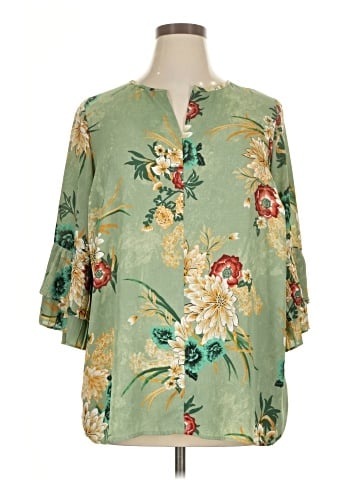 Violet & Claire 3/4 Sleeve Blouse (view 1)