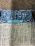 J. McLaughlin 100% Spandex Tweed Blue 3/4 Sleeve Blouse Size XS - photo 7