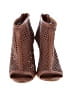What For 100% Leather Brown Ankle Boots Size EU 36 - photo 2
