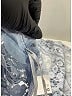 Self-Portrait 100% Polyester Gray Blue Cocktail Dress Size 4 - photo 9