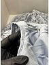 Self-Portrait 100% Polyester Gray Blue Cocktail Dress Size 4 - photo 8