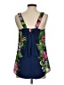 Candie's 100% Polyester Blue Sleeveless Blouse Size S - photo 2