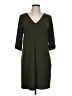 MICHAEL Michael Kors Solid Green Casual Dress Size L - photo 1
