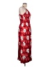 Unbranded Floral Red Casual Dress Size L - photo 4