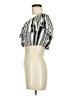 ASTR The Label 100% Rayon Silver Short Sleeve Top Size M - photo 5