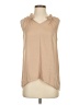 Simply Vera Vera Wang 100% Polyester Tan Sleeveless Blouse Size XS - photo 1