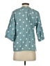Primark Polka Dots Teal 3/4 Sleeve Blouse Size XS - photo 2