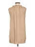 Simply Vera Vera Wang 100% Polyester Tan Sleeveless Blouse Size XS - photo 2