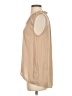 Simply Vera Vera Wang 100% Polyester Tan Sleeveless Blouse Size XS - photo 5