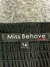 Miss Behave Black Dress Size XL (youth) - photo 3