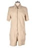 Everlane 100% Cotton Solid Tan Romper Size 10 - photo 1
