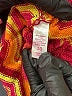 Justice Chevron-herringbone Burgundy Dress Size 10 - photo 4