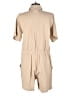 Everlane 100% Cotton Solid Tan Romper Size 10 - photo 2