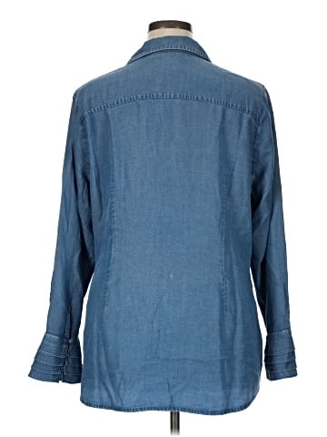 Soft Surroundings Long Sleeve Button-Down Shirt (view 2)