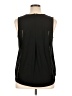 Ann Taylor Black Sleeveless Blouse Size XL - photo 2