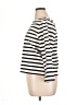 J.Crew 100% Cotton Stripes Ivory 3/4 Sleeve Top Size XL - photo 5