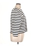 J.Crew 100% Cotton Stripes Ivory 3/4 Sleeve Top Size XL - photo 4
