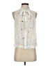 Cloth & Stone 100% Rayon Ivory Sleeveless Button-Down Shirt Size XS - photo 1