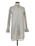 Theory Gray Long Sleeve Button-Down Shirt Size P (petite) - photo 1