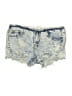 Almost Famous Blue Denim Shorts Size 5 - photo 1