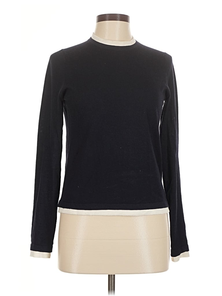 Pre-owned Mng Long Sleeve Turtleneck In Black