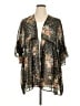 Jade by Jane 100% Polyester Black Kimono Size 1X - photo 1
