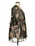 Jade by Jane 100% Polyester Black Kimono Size 1X - photo 4