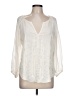 Unbranded 100% Polyester Ivory 3/4 Sleeve Blouse Size L - photo 1