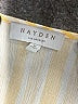 Hayden 100% Rayon Yellow 3/4 Sleeve Blouse Size M - photo 7