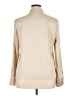 Unbranded 100% Polyester Solid Ivory Long Sleeve Blouse Size XL - photo 2