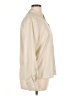 Unbranded 100% Polyester Solid Ivory Long Sleeve Blouse Size XL - photo 4